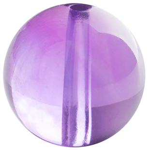 巴西高品质天然紫水晶散珠圆珠子手串链耳饰diy配件饰品薰衣草紫