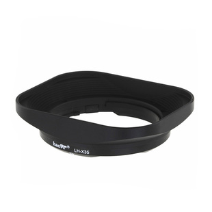 号歌 富士 XF 35mm/F2 23 F2 方形遮光罩 金属 XF35MMF2 XF23MMF2