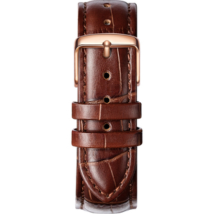 维途手表表带真皮澳洲牛皮表带配件男女代用DW卡西欧天王天梭浪琴