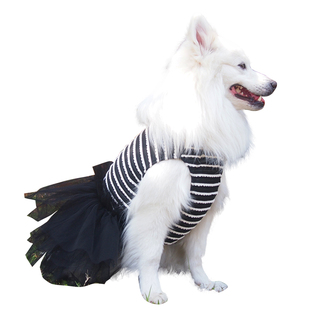 中大型犬婚纱礼服宠物裙子春夏装狗狗衣服金毛边牧可卡银狐蓬蓬裙