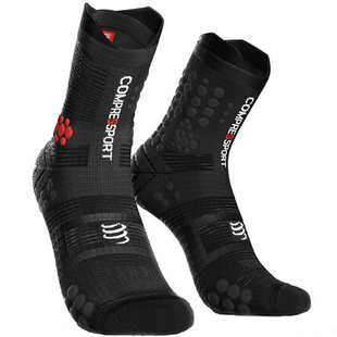 瑞士COMPRESSPORT马拉松越野跑CS跑步袜 3D豆 V3.0高低帮竞赛袜子