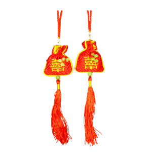 新娘配件 结发锦囊  结婚道具 结婚锦囊 布艺用品