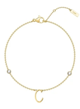 agatha欧洲时尚风镶钻18k金手链