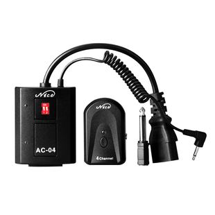NiceFoto耐思AC-04数码引闪器影室灯闪光灯摄影棚无线触发器接收器套装摄影灯通用