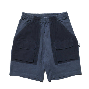MADNESS CONTRAST POCKET SHORTS 水洗拼接口袋短裤 余文乐五分裤