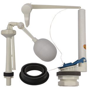 老式分体抽水马桶挂墙式水箱配件坐便器洁具浮球进水阀前扳手开关