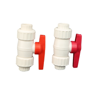 开利钢芯全塑PPR双活接球阀20 4分25 6分32 1寸40 5063高密度阀门