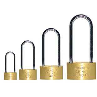 加长梁铜挂锁小挂锁薄型小锁独立锁锁头挂锁小铜锁锁具通开铜挂锁