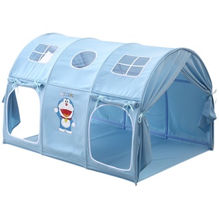 儿童床上帐篷游戏屋男女孩房子防摔睡觉室内上下铺分床神器可定制