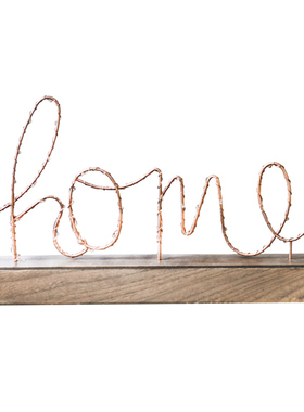 ins木质客厅卧室夜灯礼物小摆件