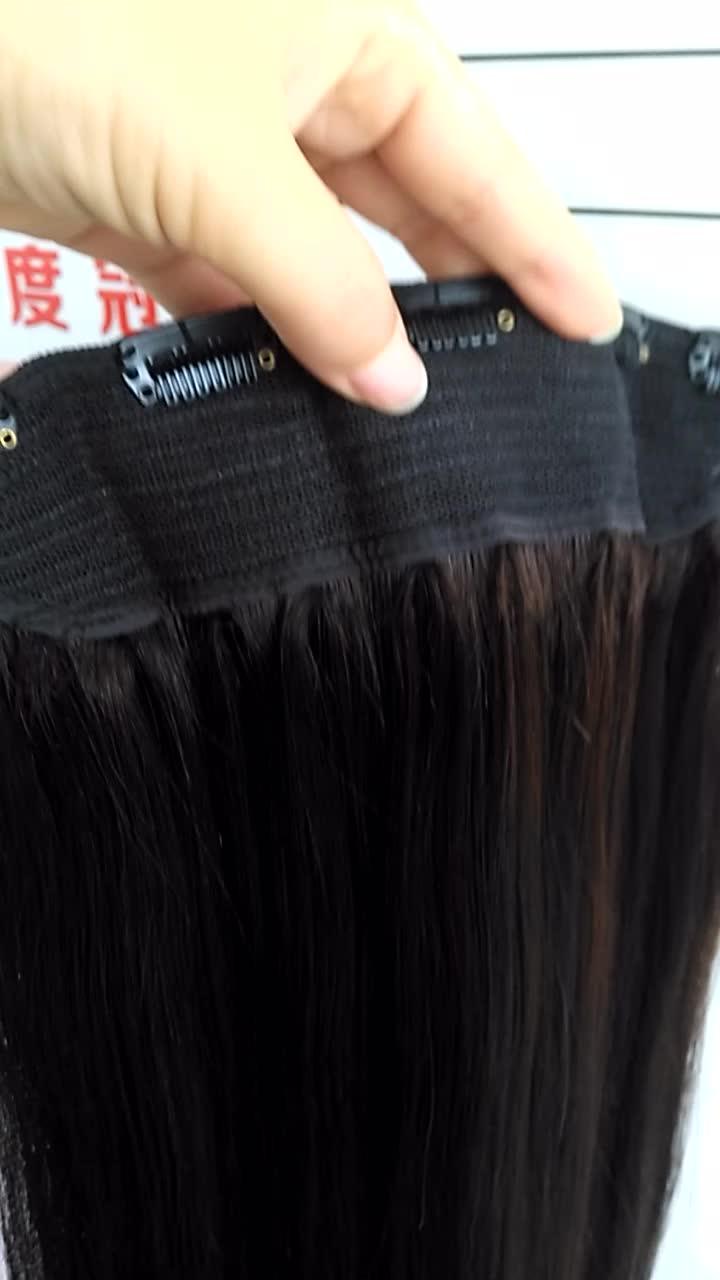 Factory Wholesale Top Quality Grade 8a Clips In Hair Extensions The