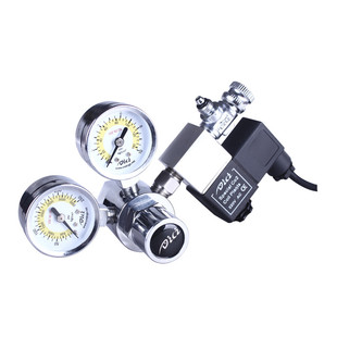 迪茨水草表 草缸二氧化碳减压阀减压表CO2钙反记泡器电磁阀单双表