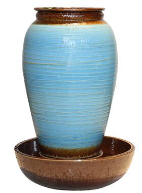 欧式风流水喷泉加湿器结婚礼物