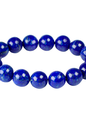 帝王青专柜12mm青金石单圈手链