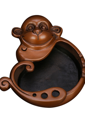 生肖猴紫铜紫铜创意办公室生肖猴