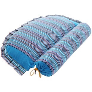 艾草颈椎枕决明子枕单人缓解颈椎荞麦枕头成人圆柱枕颈肩枕颈枕