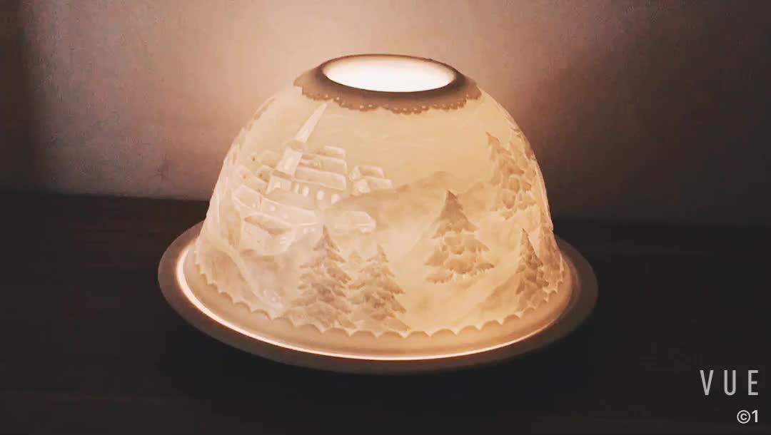 Dome Shaped Porcelain Tea Light Mallard Tealight Candle Holder Buy