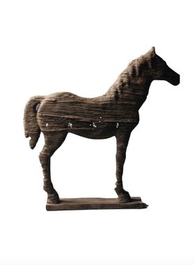 欧式风复古做旧书房办公室摆件