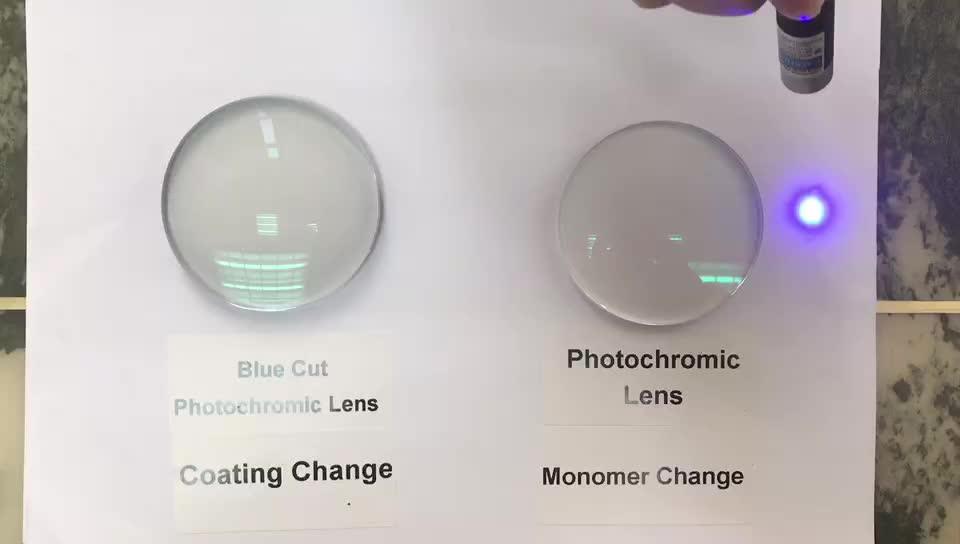 1.67 Blue Cut Photochromic Lens Transition Lenses Uv Protection Buy