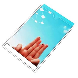双层a4亚克力卡槽插槽透明插盒有机玻璃插纸5寸照片亚克力板定制