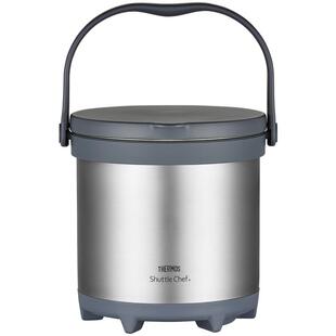 膳魔师真空不锈钢焖烧锅免火炖锅保温汤锅焖粥4.5L TCRA-4500