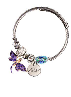 时尚复古五排弹性手链欧美夸张