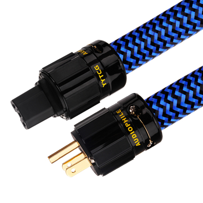 YYTCG G2 发烧级电源线6N单晶铜镀银 HiFi音响功放电源连接线