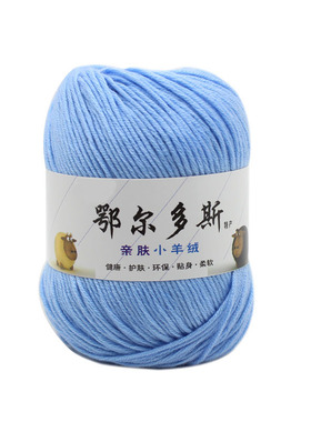 diy手工编织蛋白绒婴儿中粗线