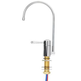 三管无压龙头 2分双闭锁开关水龙头 安利净水器台上改装台下配件