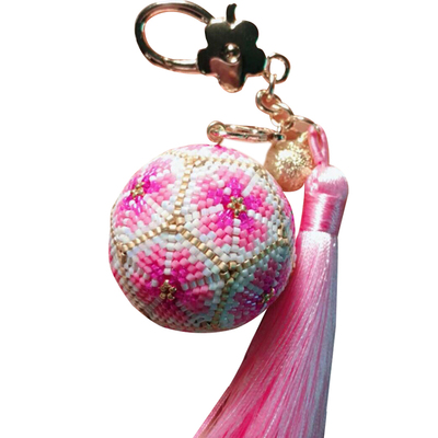 diy日本手鞠球礼盒教学古董珠