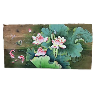 老樟木风化木挂画壁饰壁画头手绘木板画会所茶楼茶室招牌挂匾制作