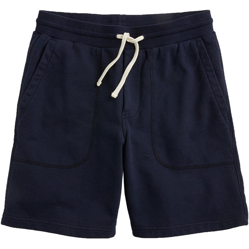 J.crew夏款弹力抽绳纯棉毛圈布短卫裤运动短裤男Jcrew