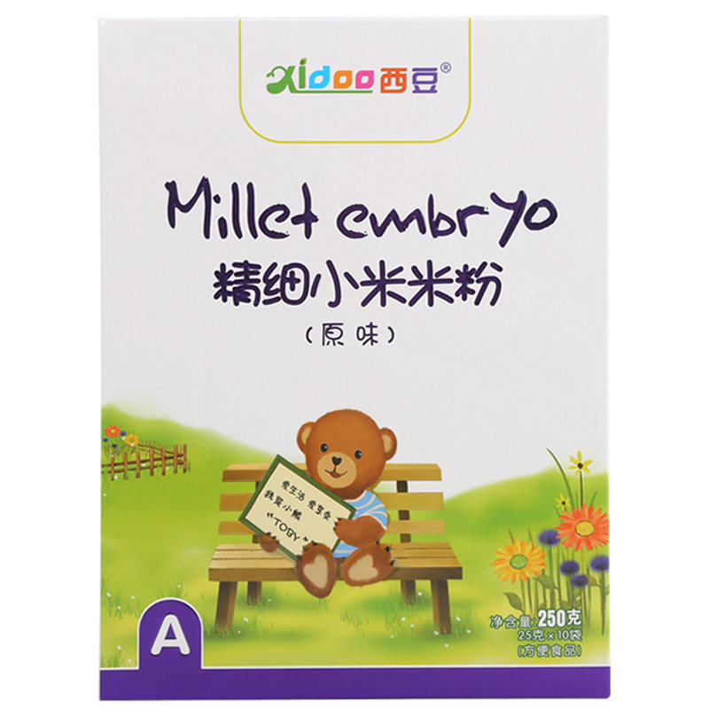 盒装原味强化钙铁锌小米粉包邮