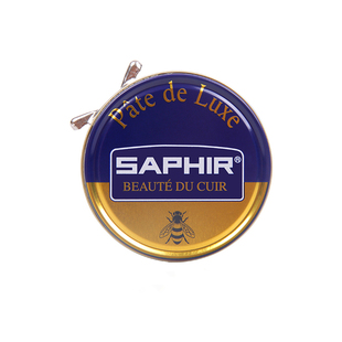 SAPHIR  真皮闪亮膏皮鞋鞋蜡无色 镜面抛光增色防水