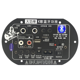 消原唱大功率蓝牙音响低音炮主板12v24v220v广场舞音箱配件功放板