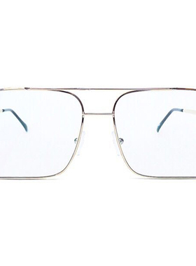 大方框眼镜框架墨镜太阳镜男女近视度数复古双梁弹簧腿金属平光潮