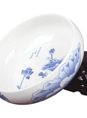 青花茶洗大号茶具笔洗茶道零配