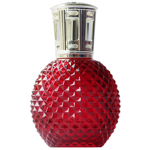 【皇冠店】台湾精致无火熏香灯熏香瓶台玻璃薰香瓶D09粉色菠萝