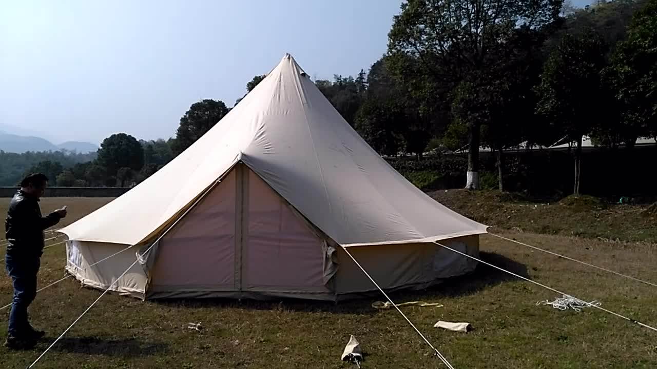 Large Luxury Canvas One Pole Tent Buy Canvas One Pole Tent,Large