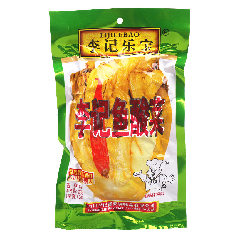 正宗李记乐宝李记鱼酸菜袋装四川老坛泡菜酸爽泡酸菜鱼的酸菜下饭