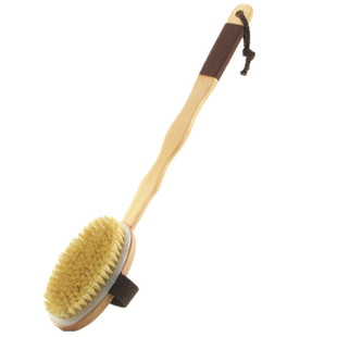 马鬃洗澡刷可脱卸长柄刷搓澡巾软毛搓背刷按摩刷干刷搓背刷搓泥刷