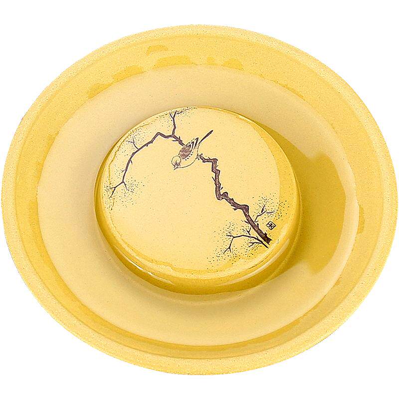 指间陶艺精品紫砂吴建立干泡盘