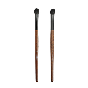 纯羊毛圆扁头晕染刷 真毛斜头眼鼻影眉骨高光刷 动物毛眼部化妆刷