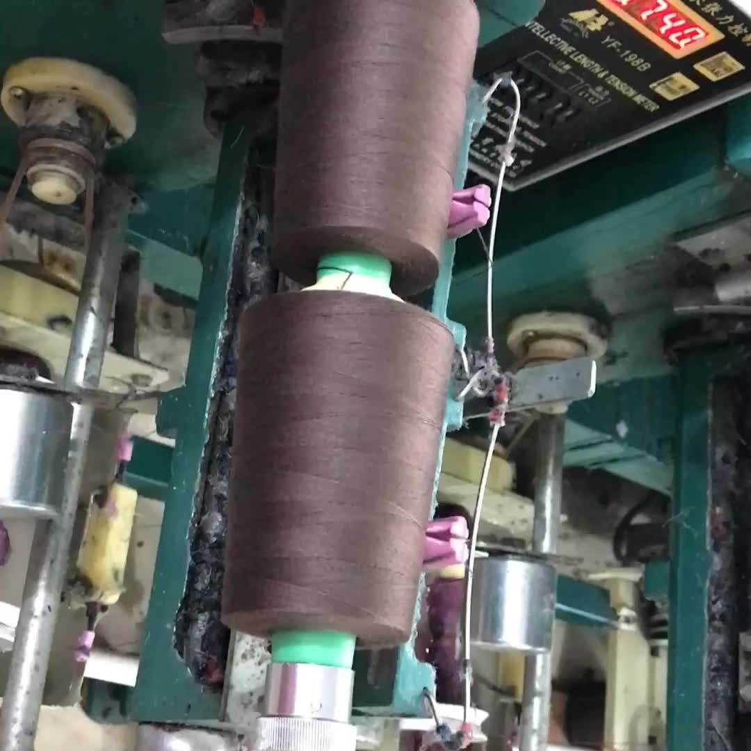 Core Spun Polyester Sewing Thread Manufacturer Spools Rack With Ce And