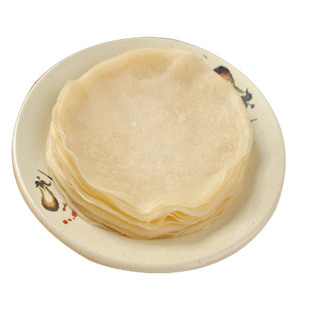 北京烤鸭饼皮春饼荷叶饼片皮鸭面皮京酱肉丝家庭装60张