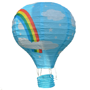 热气球饰品纸灯笼吊饰节日开业庆典装饰酒吧商场婚房派对布置用品