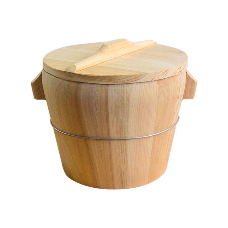 家用蒸饭木桶蒸子大号餐厅商用杉木饭蒸笼木蒸架手工传统饭团甑子_虎窝淘