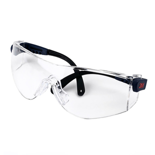 3M10196防护眼镜骑行护目镜劳保飞溅防尘雾防风沙紫外线男女冲击