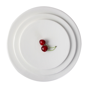 陶瓷西餐盘牛排盘子圆形平板盘甜品盘平盘寿司盘圆形蛋糕盘