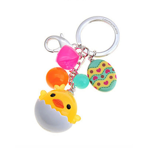 韩国进口GRAIN de BEAUTE品牌可爱出壳小雏鸡钥匙圈包包挂件 AZ13